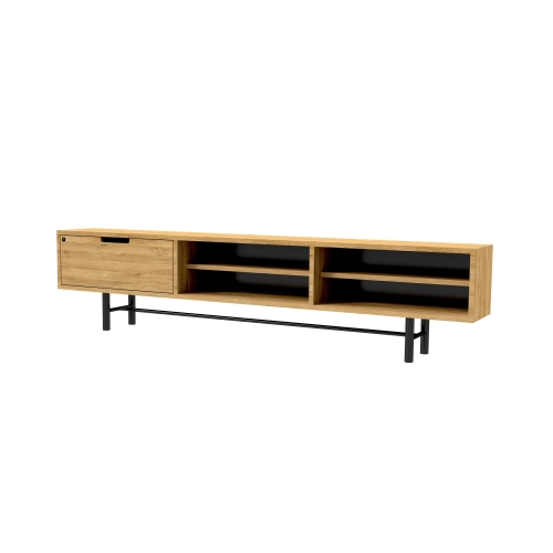 Szafka RTV-56 Drewno Lite Dąb Loft Lakier Rozmiary od 100 cm do 200 cm PREMIUM